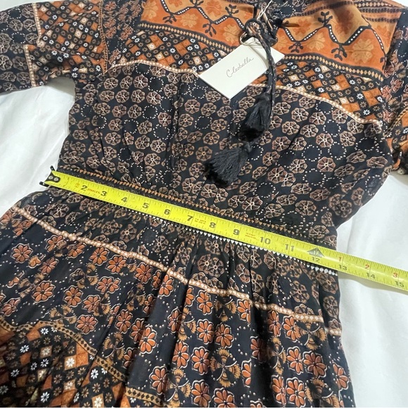 Cleobella Black and Brown Patterned Mini Dress‎ XS - Picture 11 of 14